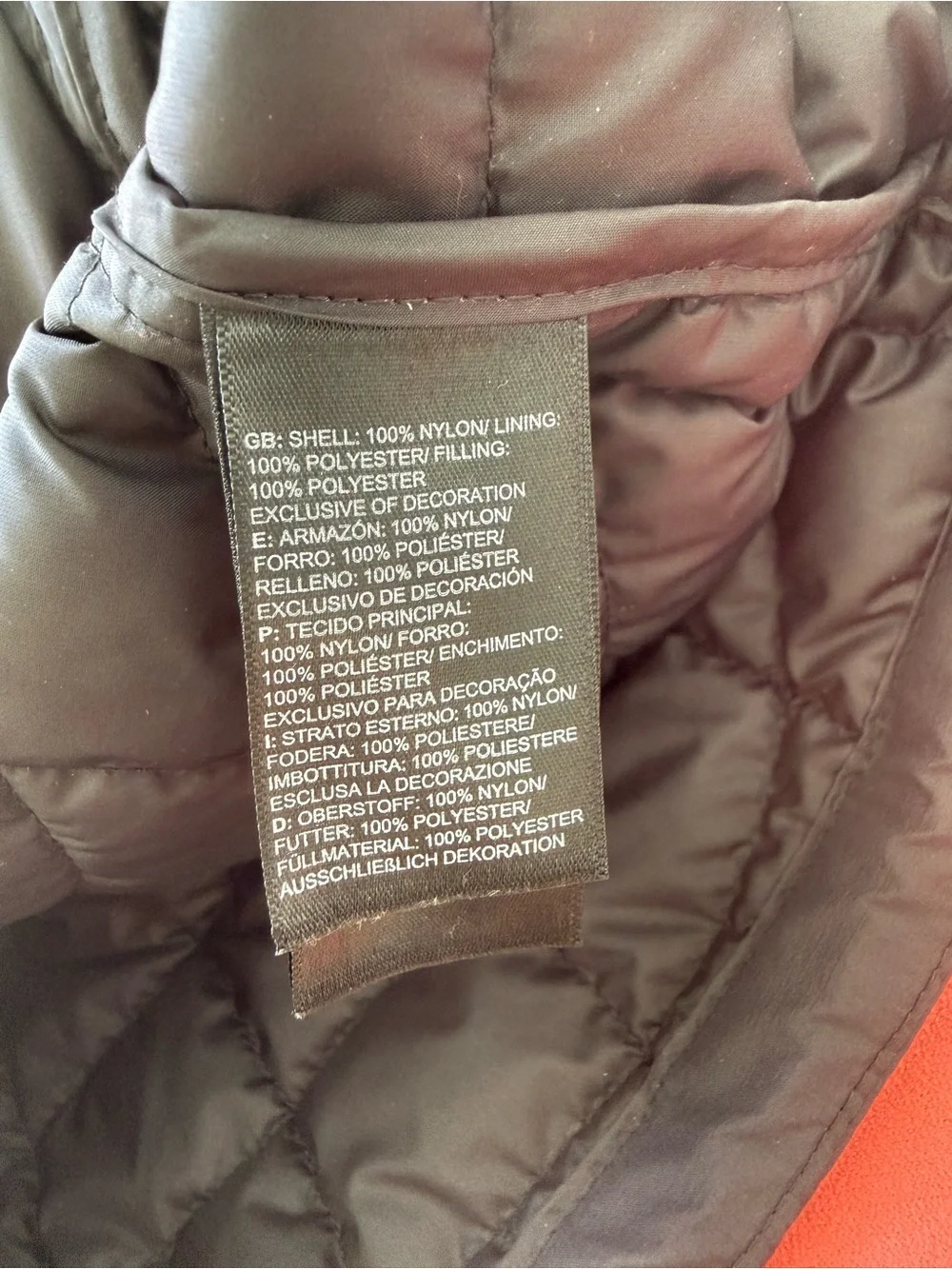 The North Face lightweight quilted